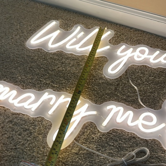 Will you Marry Me ? LED Neon Sign - Picture 11 of 11
